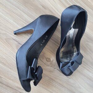 Midas Black Heel Shoes